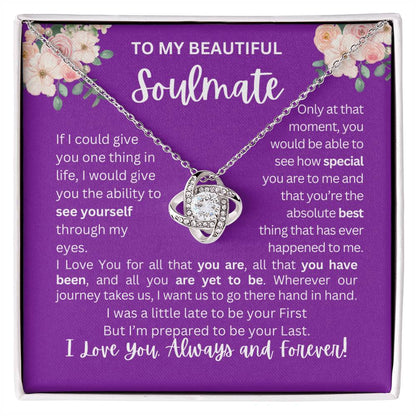 Soulmate | See Through My Eyes - Love Knot Necklace