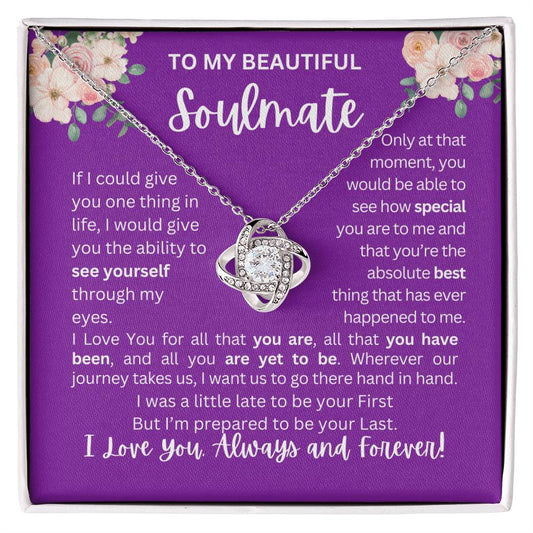 Soulmate | See Through My Eyes - Love Knot Necklace