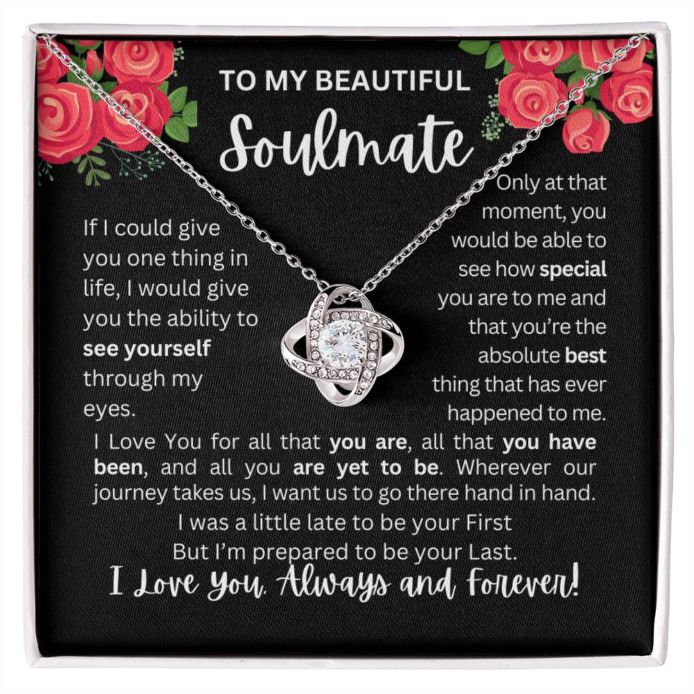Soulmate | See Through My Eyes - Love Knot Necklace