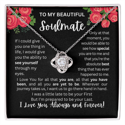 Soulmate | See Through My Eyes - Love Knot Necklace
