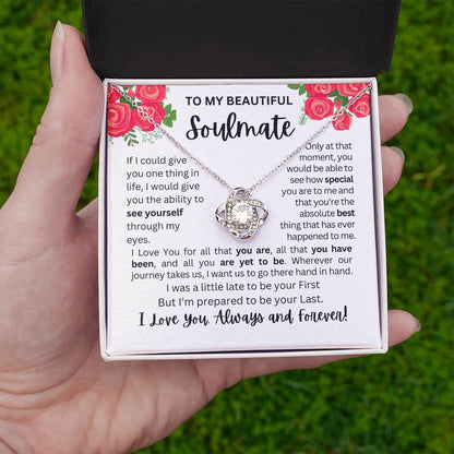 Soulmate | See Through My Eyes - Love Knot Necklace
