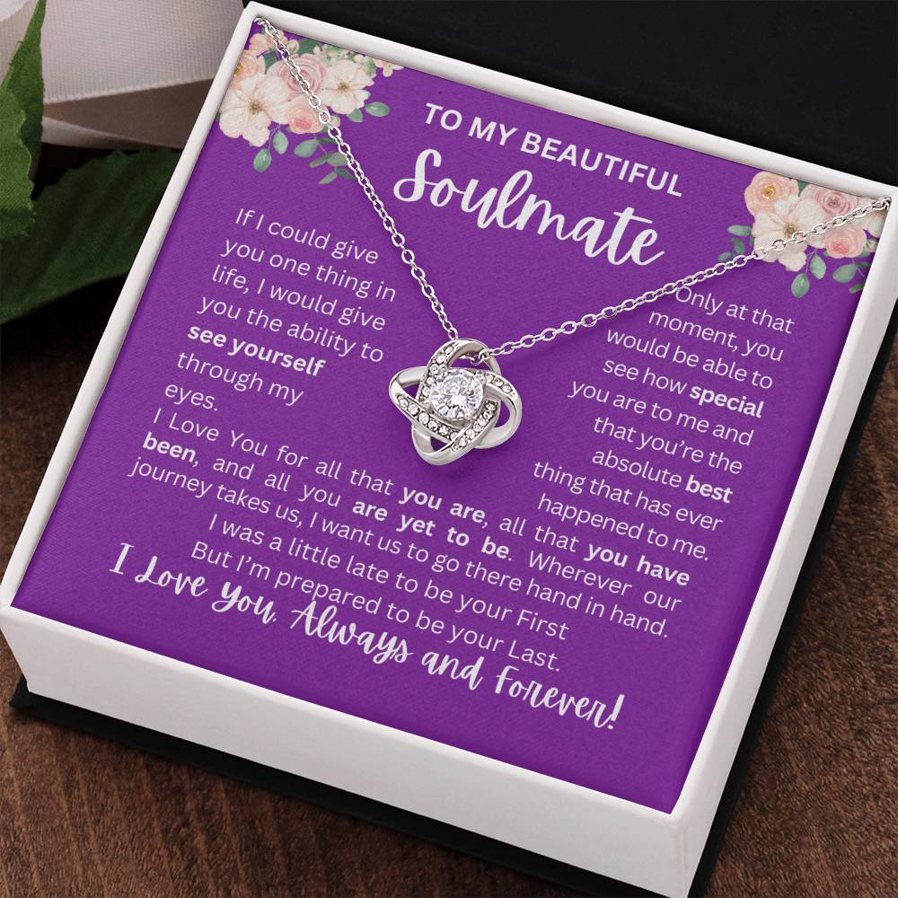 Soulmate | See Through My Eyes - Love Knot Necklace