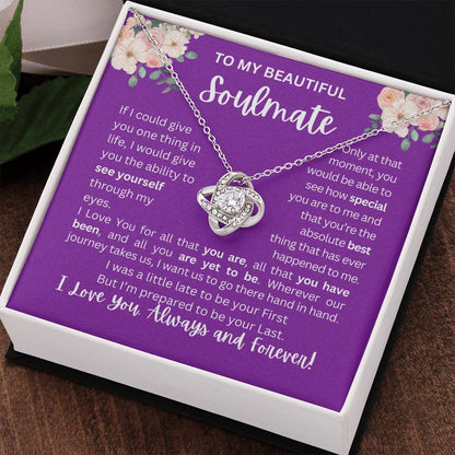 Soulmate | See Through My Eyes - Love Knot Necklace
