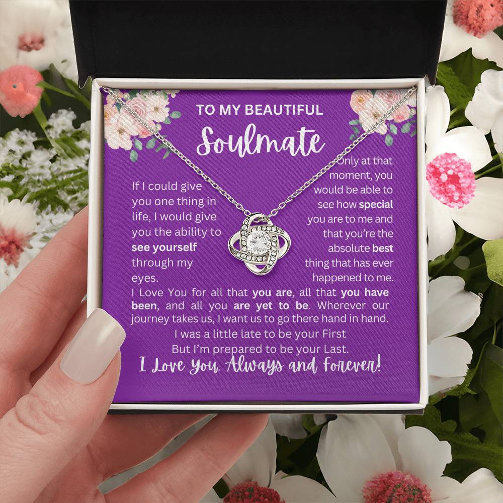 Soulmate | See Through My Eyes - Love Knot Necklace