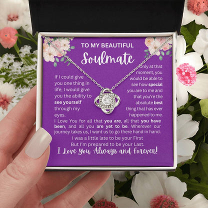 Soulmate | See Through My Eyes - Love Knot Necklace