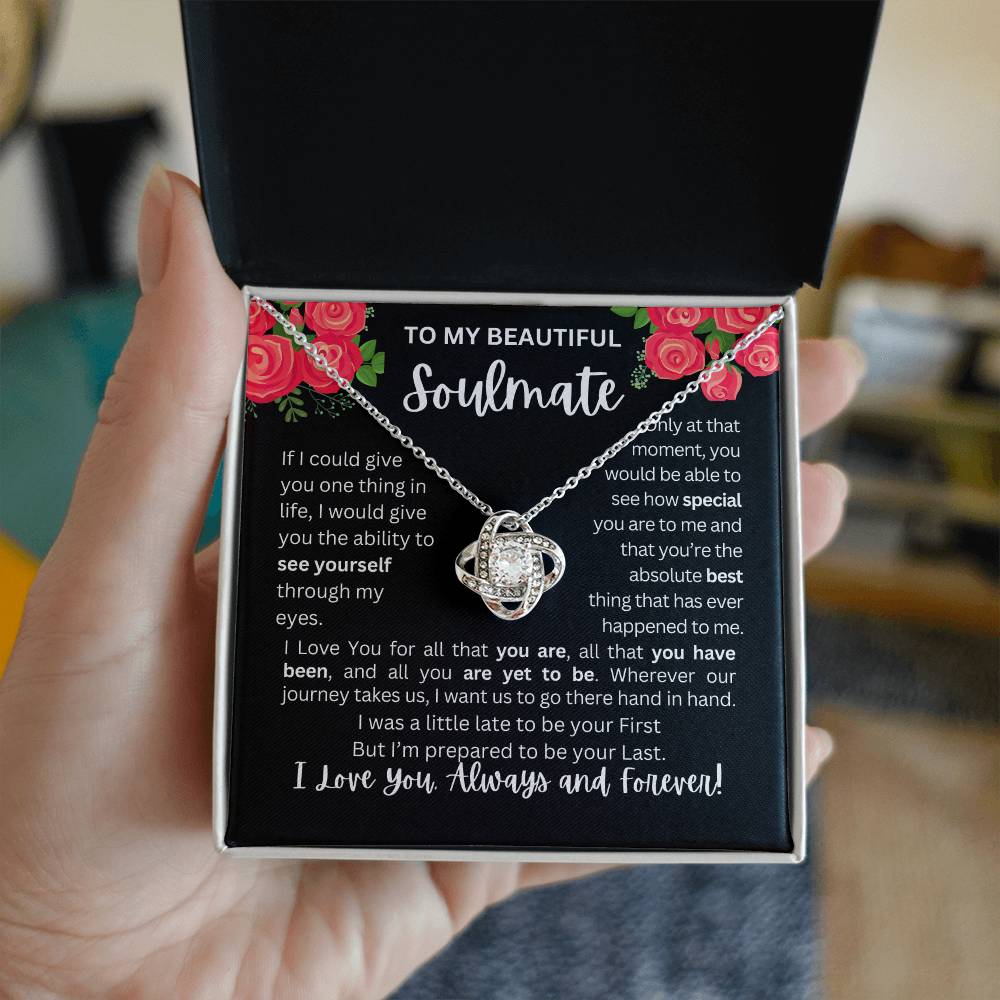 Soulmate | See Through My Eyes - Love Knot Necklace