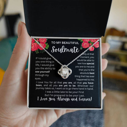 Soulmate | See Through My Eyes - Love Knot Necklace