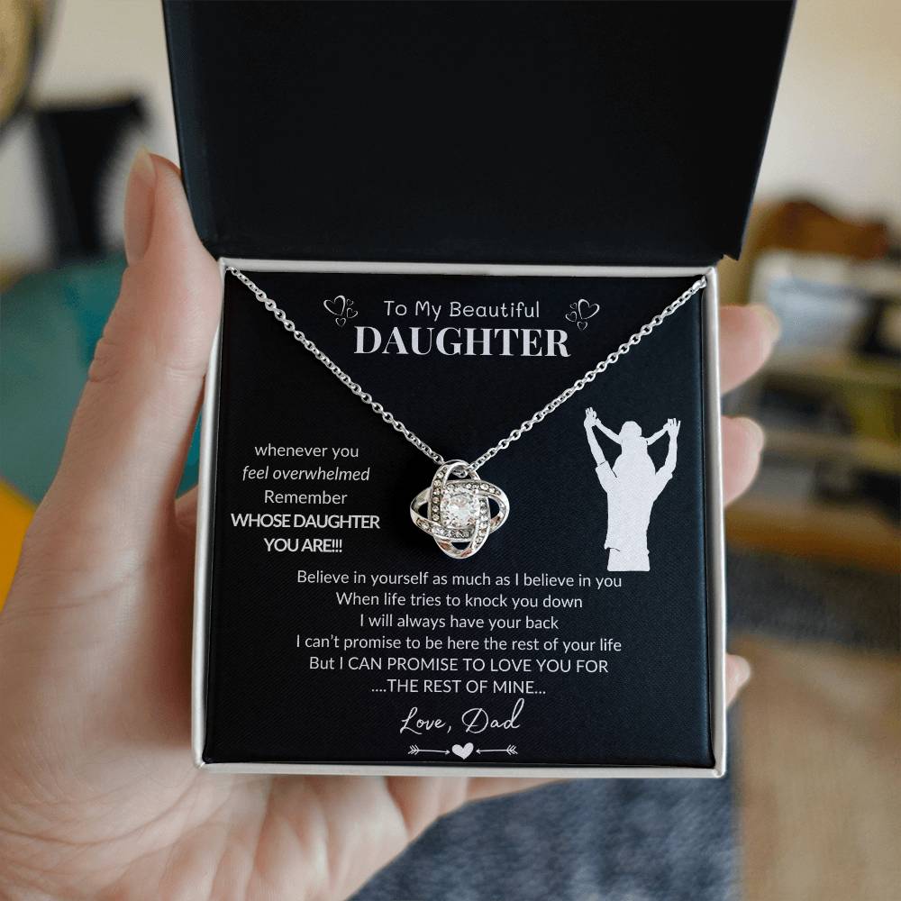 To My Daughter | Believe In Yourself |Love Knot