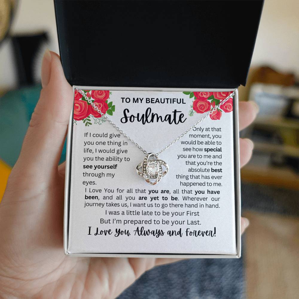 Soulmate | See Through My Eyes - Love Knot Necklace