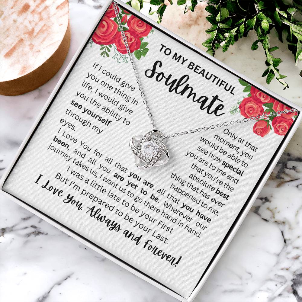 Soulmate | See Through My Eyes - Love Knot Necklace