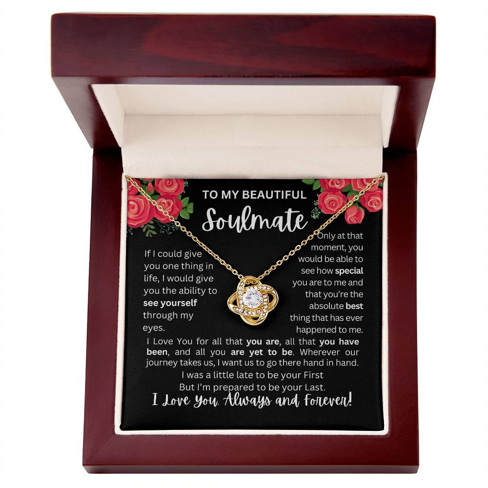 Soulmate | See Through My Eyes - Love Knot Necklace