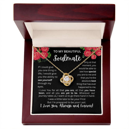 Soulmate | See Through My Eyes - Love Knot Necklace