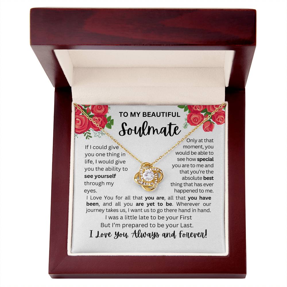 Soulmate | See Through My Eyes - Love Knot Necklace