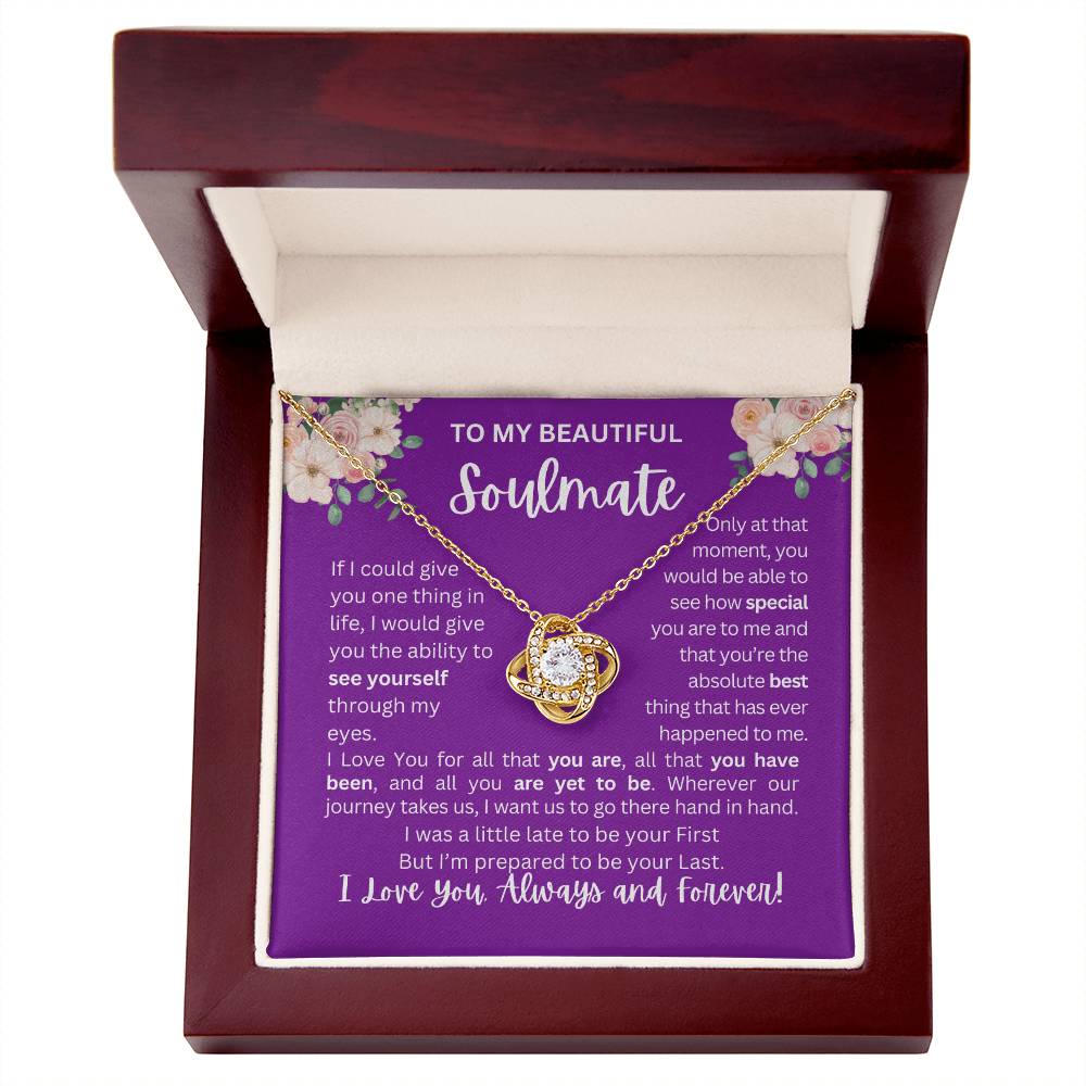 Soulmate | See Through My Eyes - Love Knot Necklace