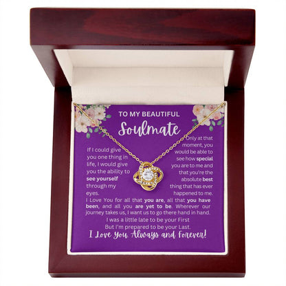Soulmate | See Through My Eyes - Love Knot Necklace