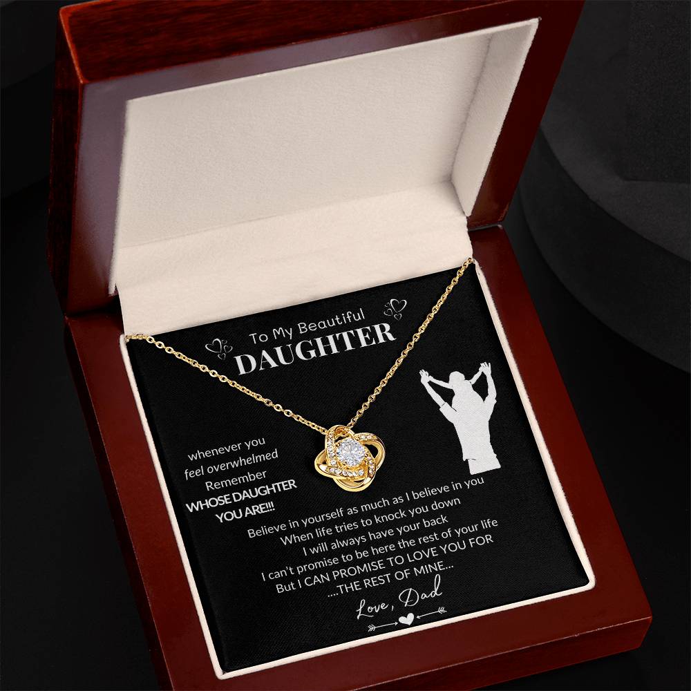 To My Daughter | Believe In Yourself |Love Knot