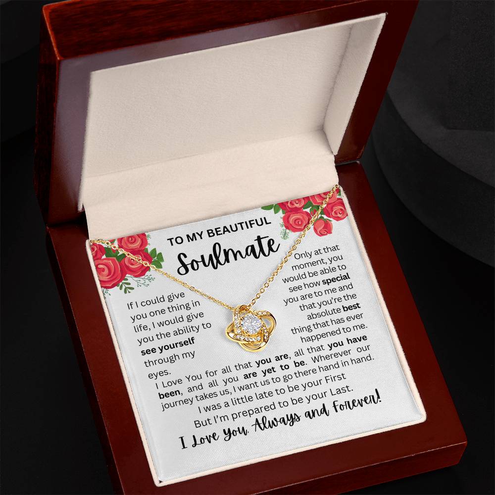 Soulmate | See Through My Eyes - Love Knot Necklace