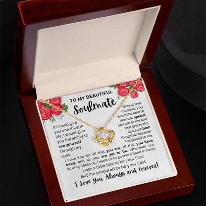 Soulmate | See Through My Eyes - Love Knot Necklace