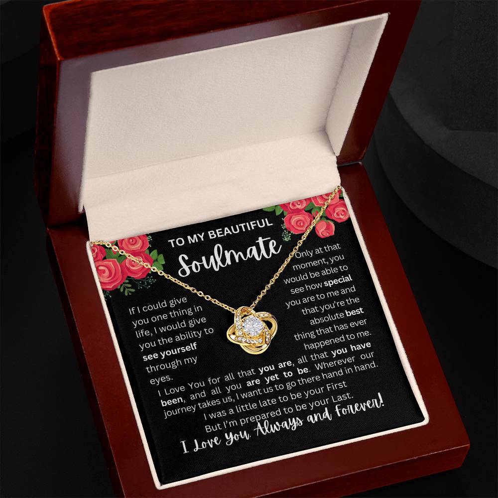 Soulmate | See Through My Eyes - Love Knot Necklace