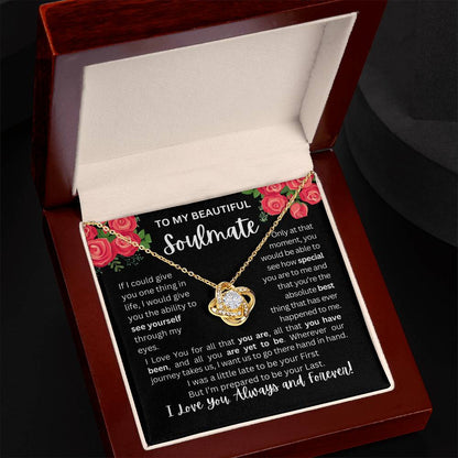 Soulmate | See Through My Eyes - Love Knot Necklace