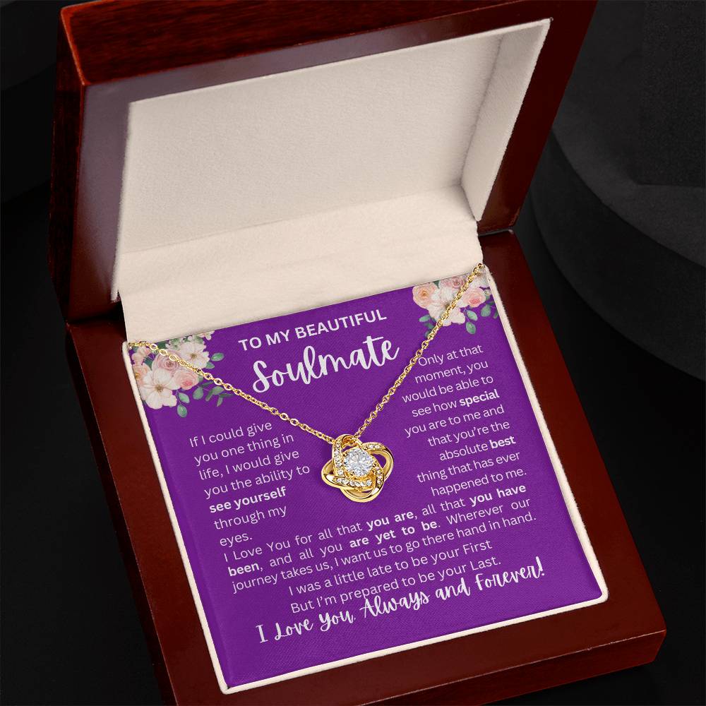 Soulmate | See Through My Eyes - Love Knot Necklace