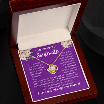 Soulmate | See Through My Eyes - Love Knot Necklace