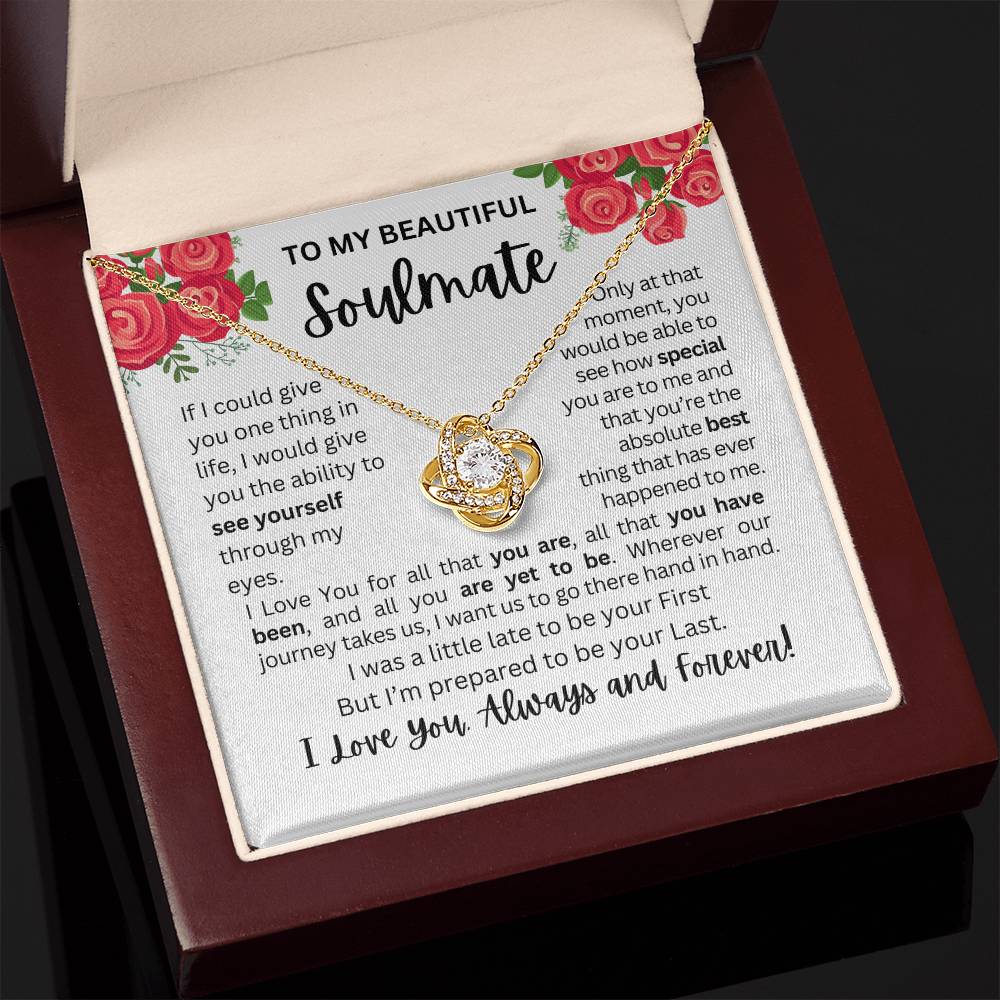 Soulmate | See Through My Eyes - Love Knot Necklace
