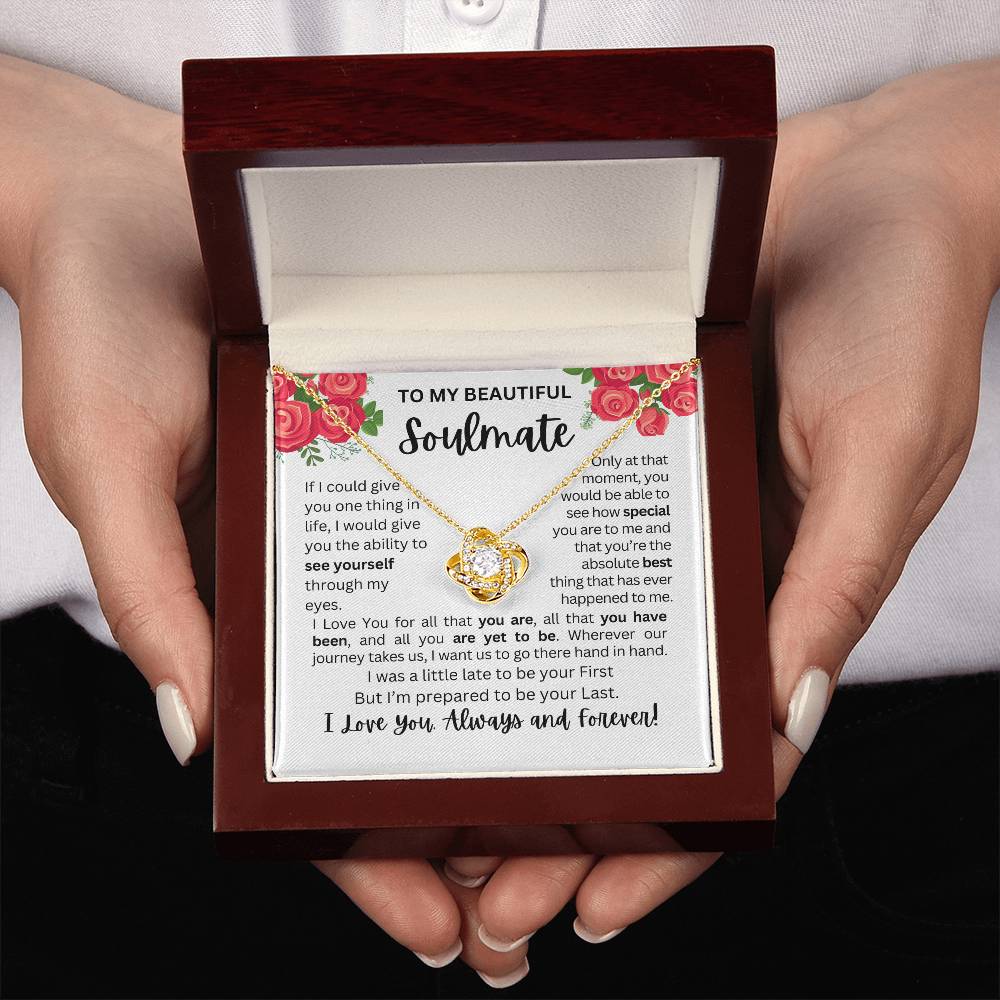 Soulmate | See Through My Eyes - Love Knot Necklace
