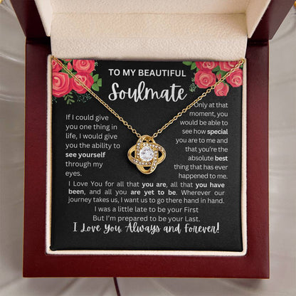Soulmate | See Through My Eyes - Love Knot Necklace