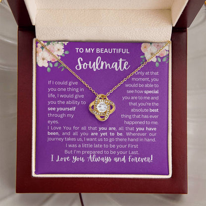 Soulmate | See Through My Eyes - Love Knot Necklace