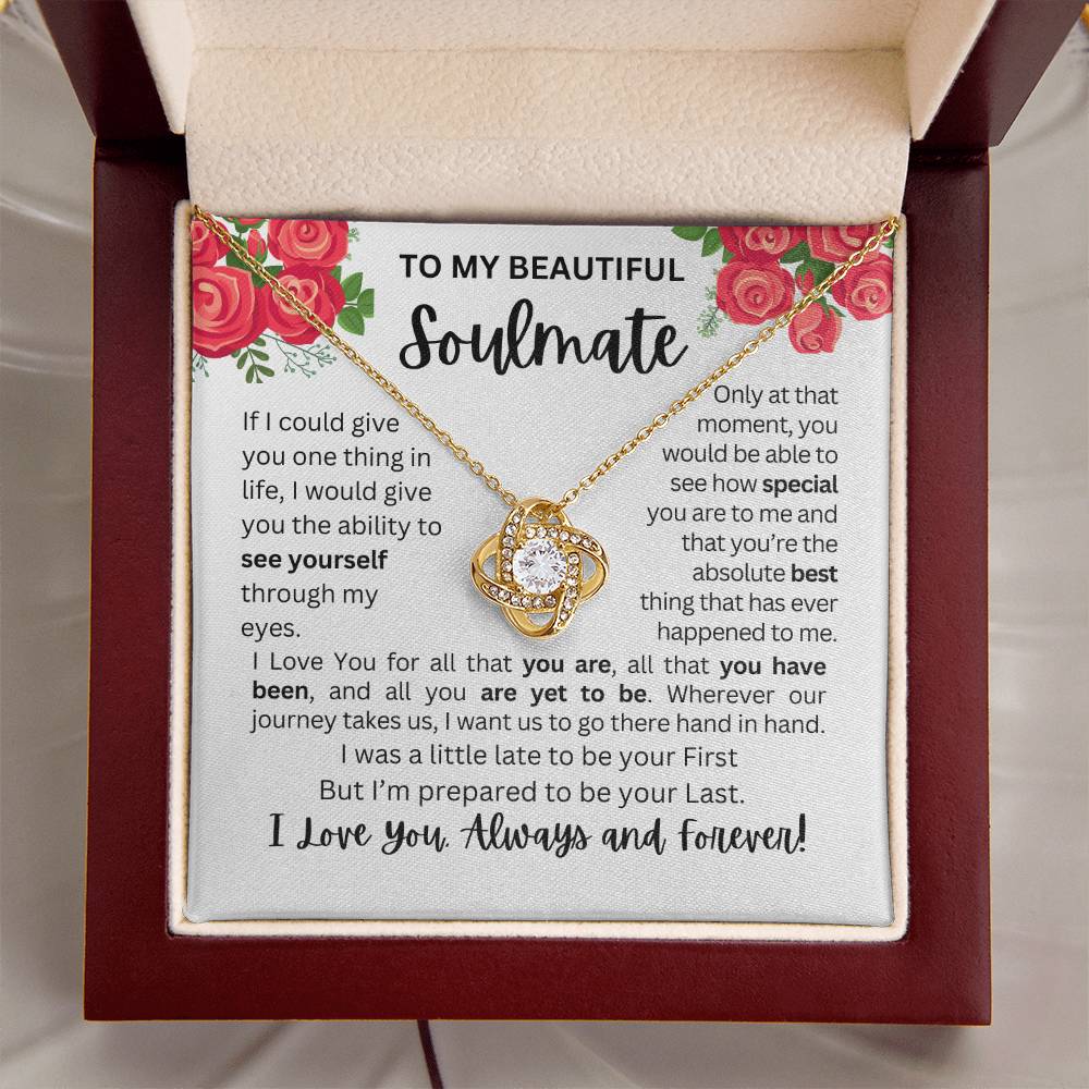 Soulmate | See Through My Eyes - Love Knot Necklace