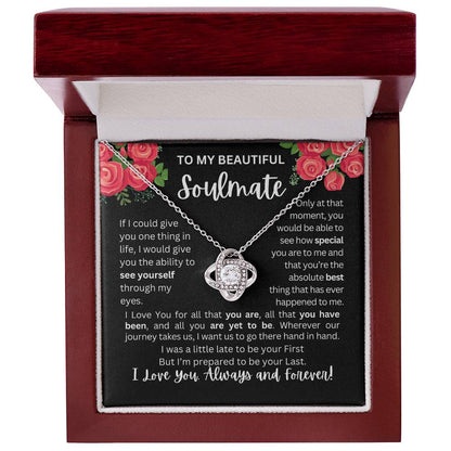 Soulmate | See Through My Eyes - Love Knot Necklace