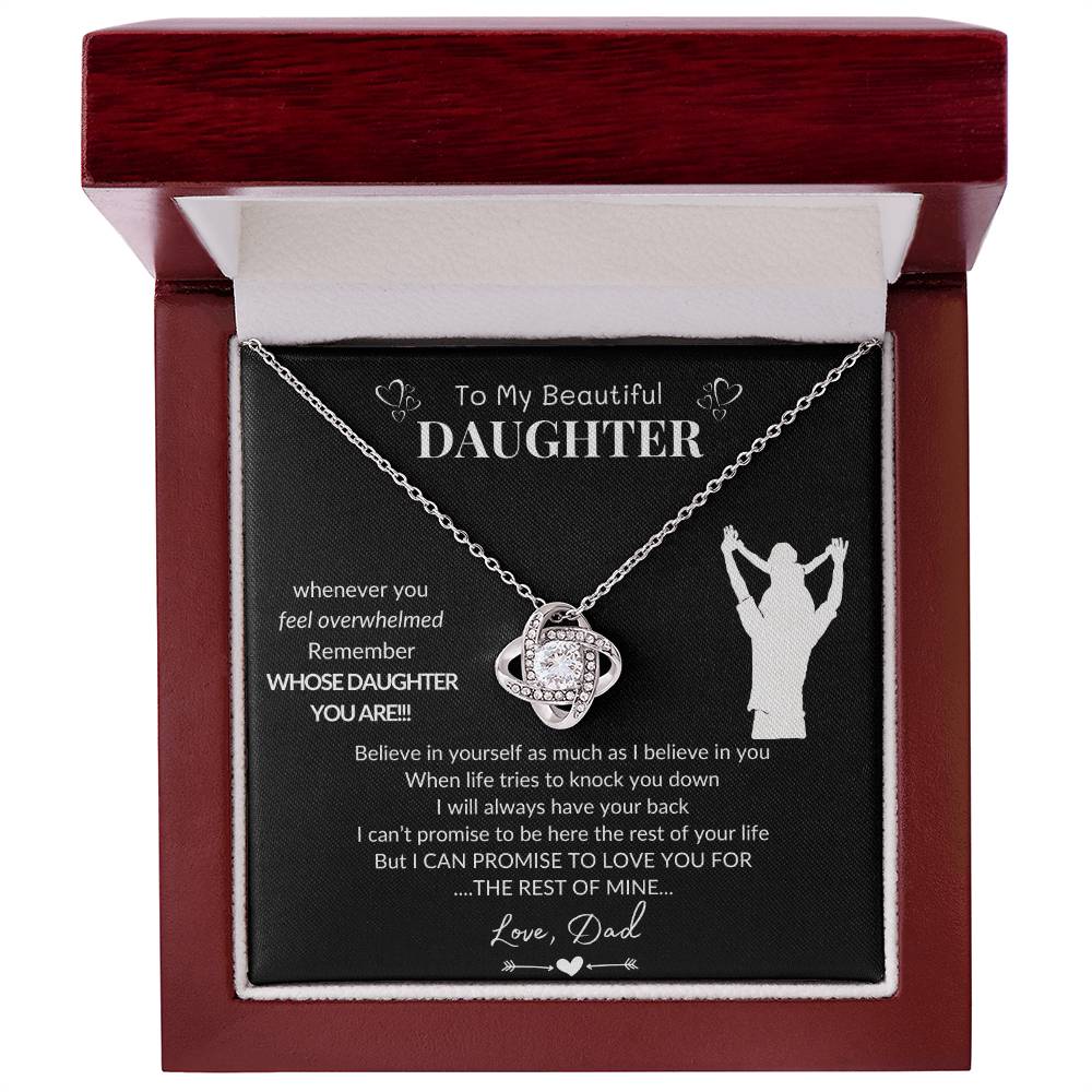 To My Daughter | Believe In Yourself |Love Knot