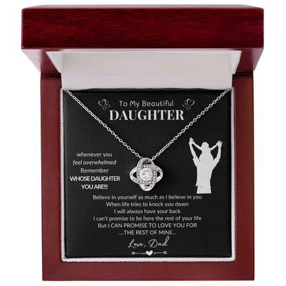 To My Daughter | Believe In Yourself |Love Knot