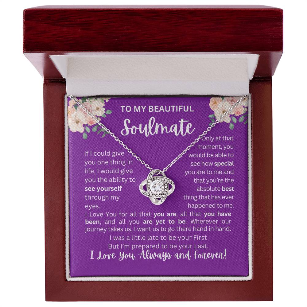 Soulmate | See Through My Eyes - Love Knot Necklace