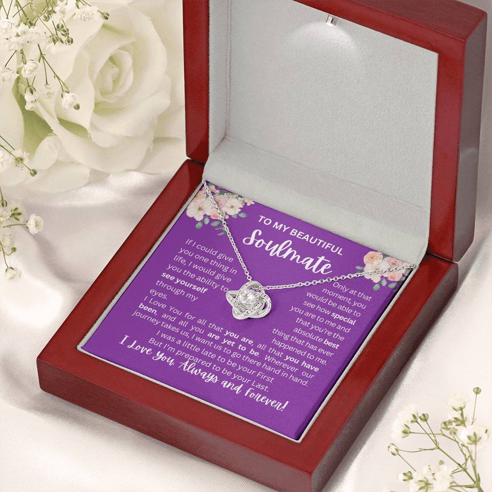Soulmate | See Through My Eyes - Love Knot Necklace