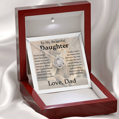 My Daughter | This old lion - Love Knot Necklace