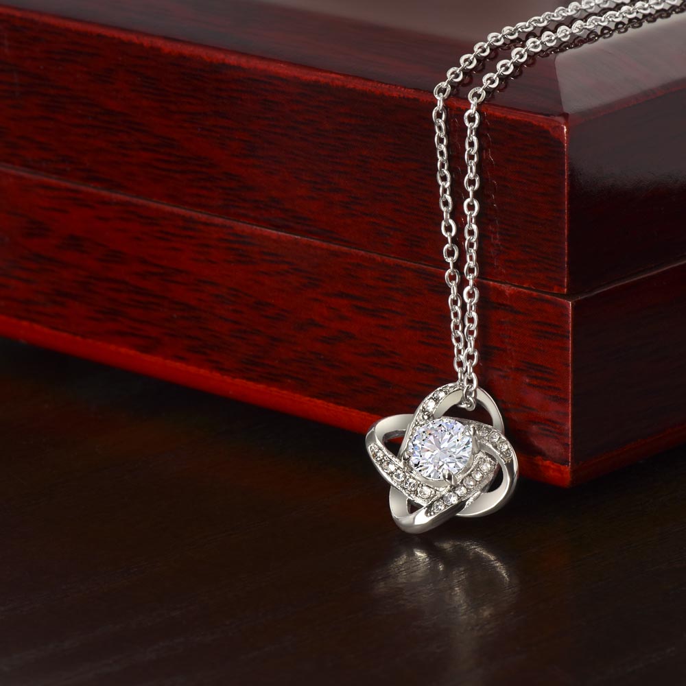 My Daughter | Cherish the adventure - Love Knot Necklace