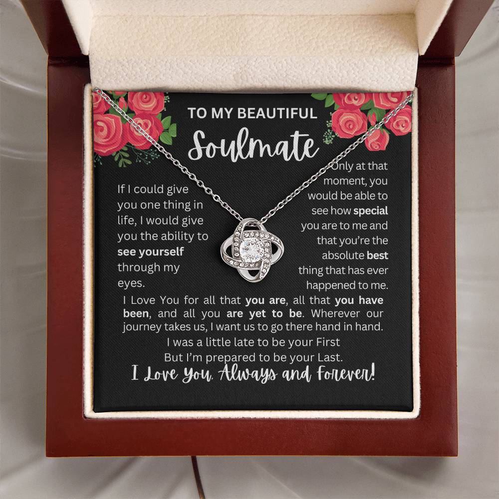 Soulmate | See Through My Eyes - Love Knot Necklace