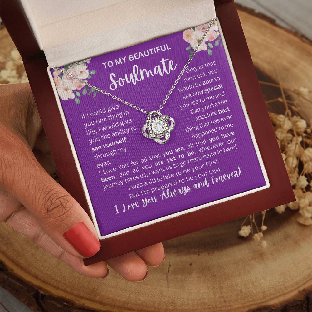 Soulmate | See Through My Eyes - Love Knot Necklace
