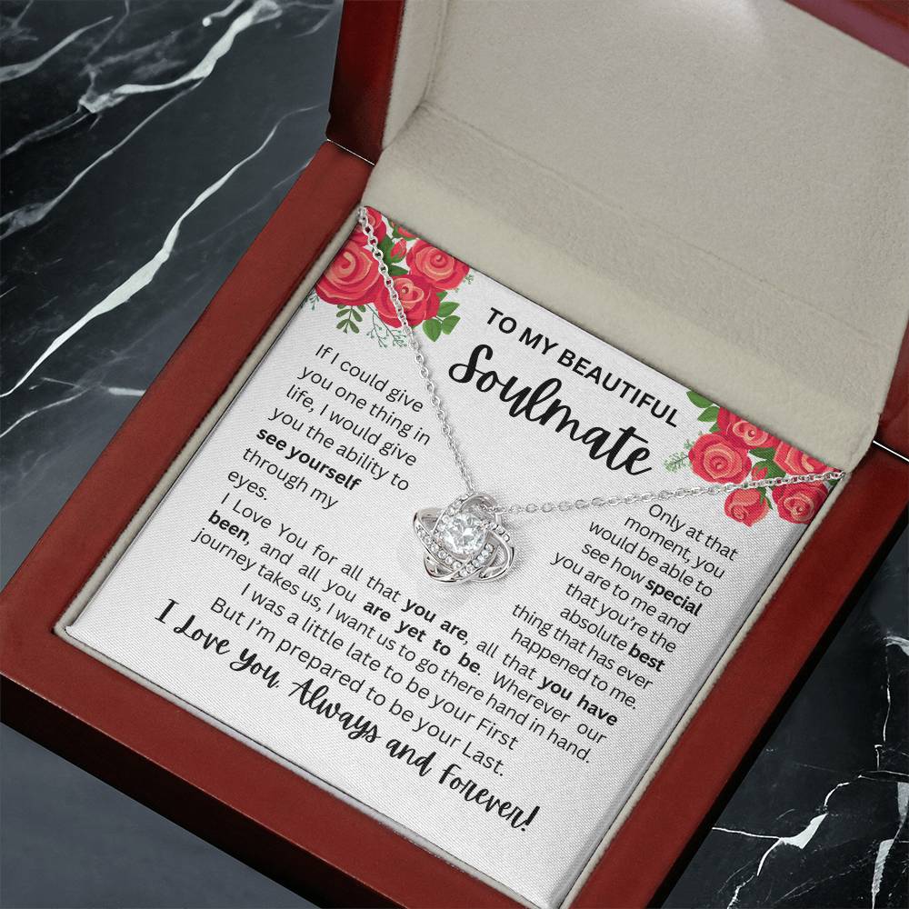 Soulmate | See Through My Eyes - Love Knot Necklace