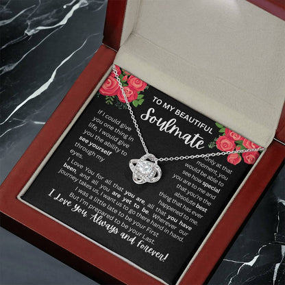 Soulmate | See Through My Eyes - Love Knot Necklace