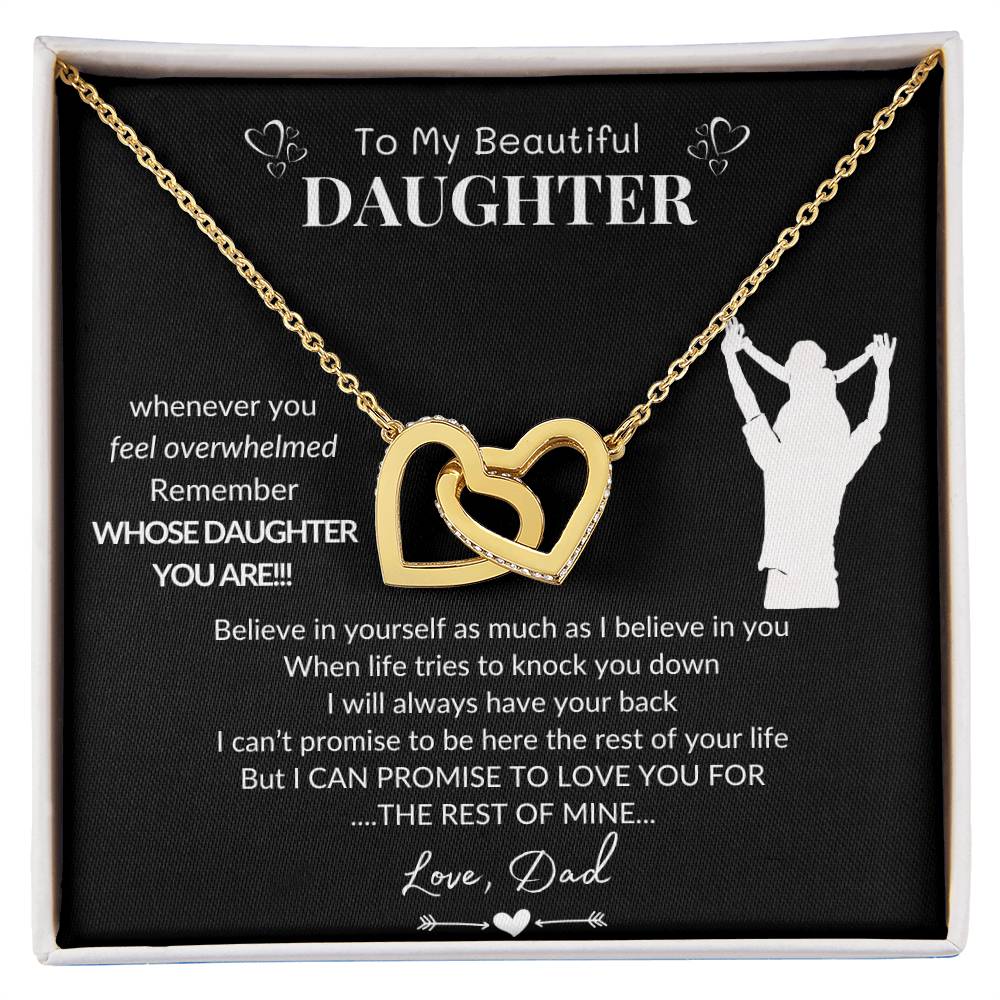 To My Daughter | Interlocking Hearts