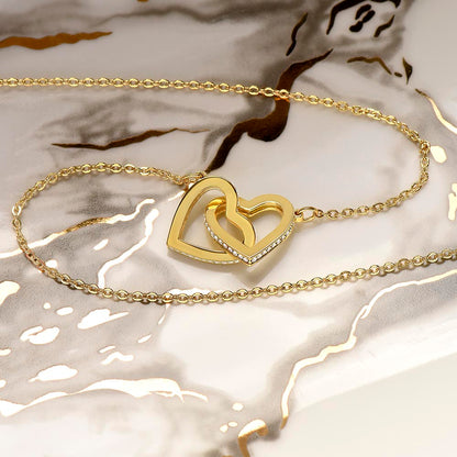 My Daughter | This old lion - Interlocking Hearts Necklace