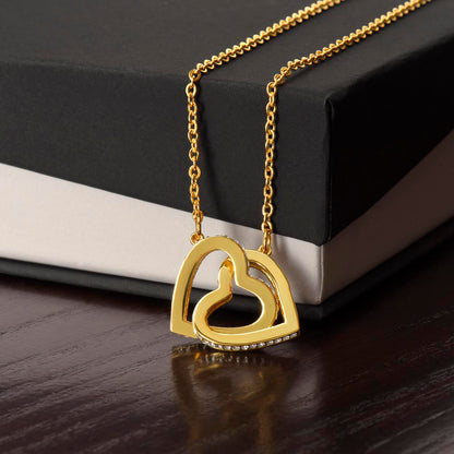 Badass Wife | The Queen - Interlocking Hearts Necklace