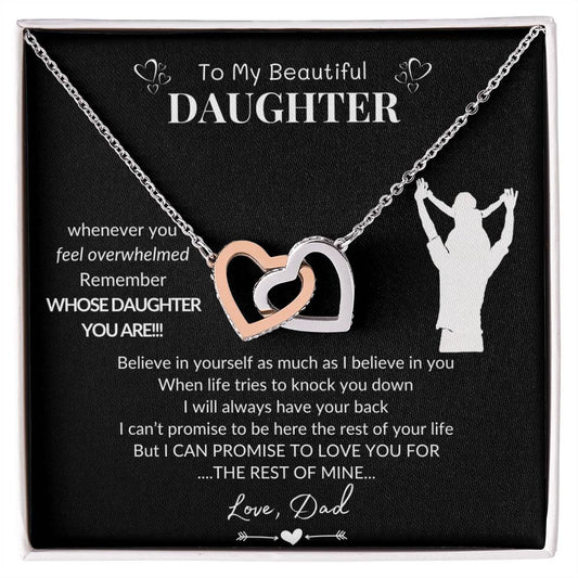 To My Daughter | Interlocking Hearts