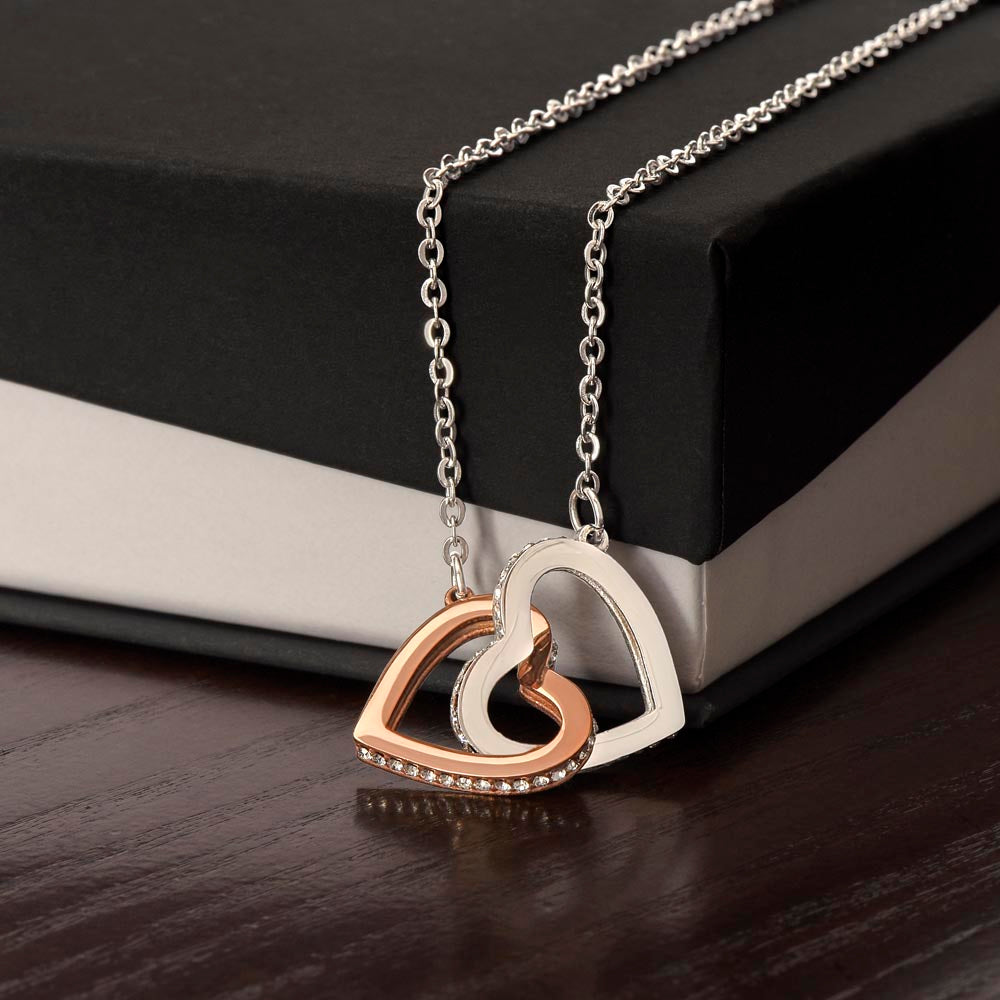 My Daughter | This old lion - Interlocking Hearts Necklace