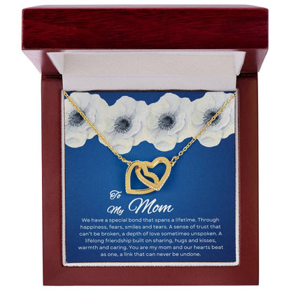To My Mom | Special Bond - Interlocking Hearts Necklace