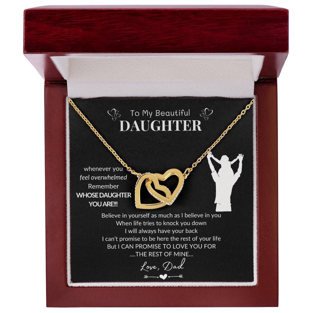 To My Daughter | Interlocking Hearts
