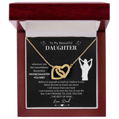 To My Daughter | Interlocking Hearts